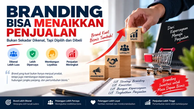 Branding bisa menaikkan penjualan