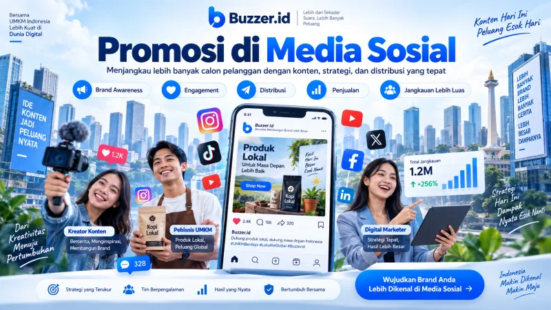 promosi di media sosial