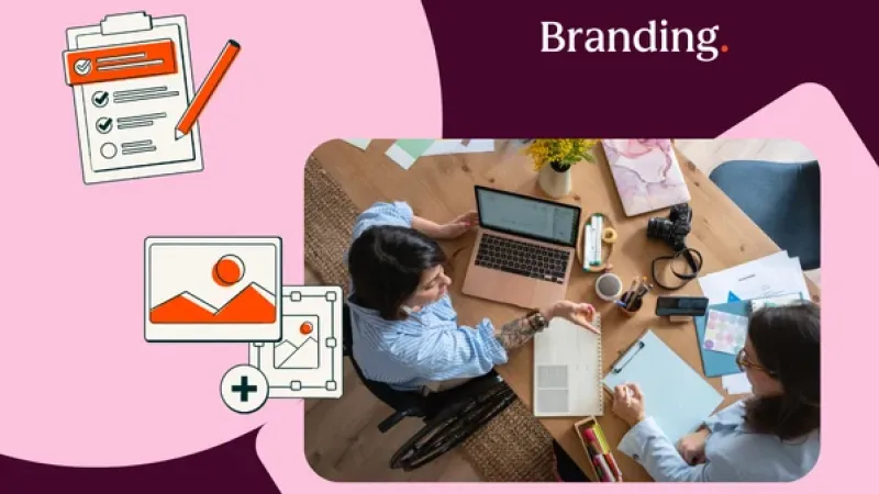Sistem desain brand multiplatform dengan panduan warna, tipografi, logo, dan komponen visual untuk situs web, aplikasi, serta media sosial.