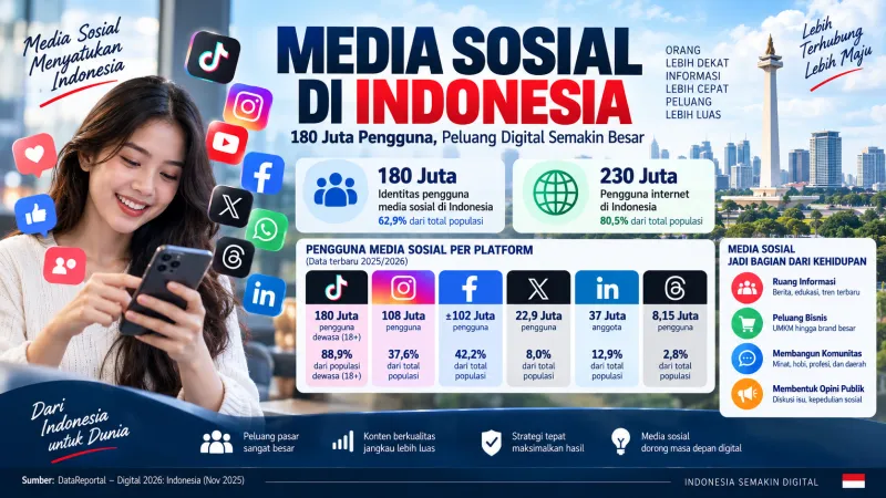 media sosial di indonesia