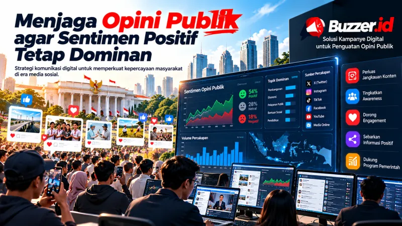 menjaga opini publik