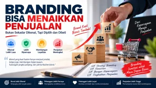 Branding bisa menaikkan penjualan