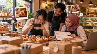 Konten Instagram Bekerja