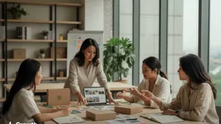 Konsumen berbelanja produk favorit sebagai gambaran kebiasaan membeli yang memperkuat hubungan dengan brand.